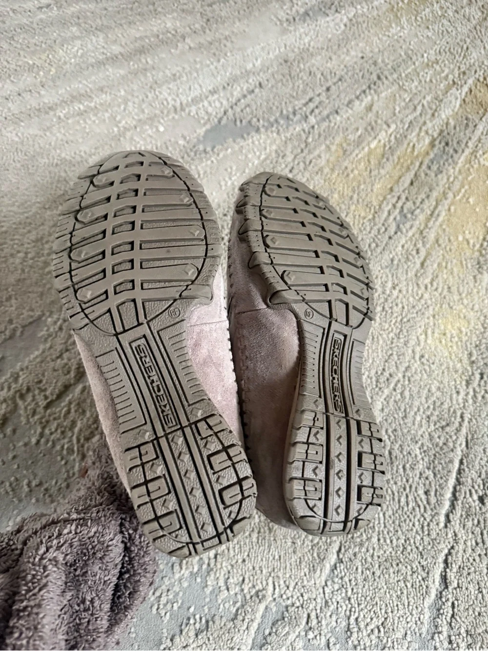 Skechers Bikers Navajo Slip On Sneakers gray leather short boot 49403 7.5